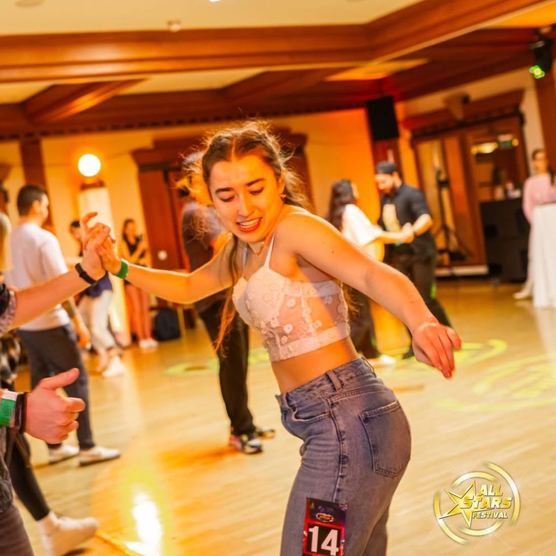 Cece dancing bachata