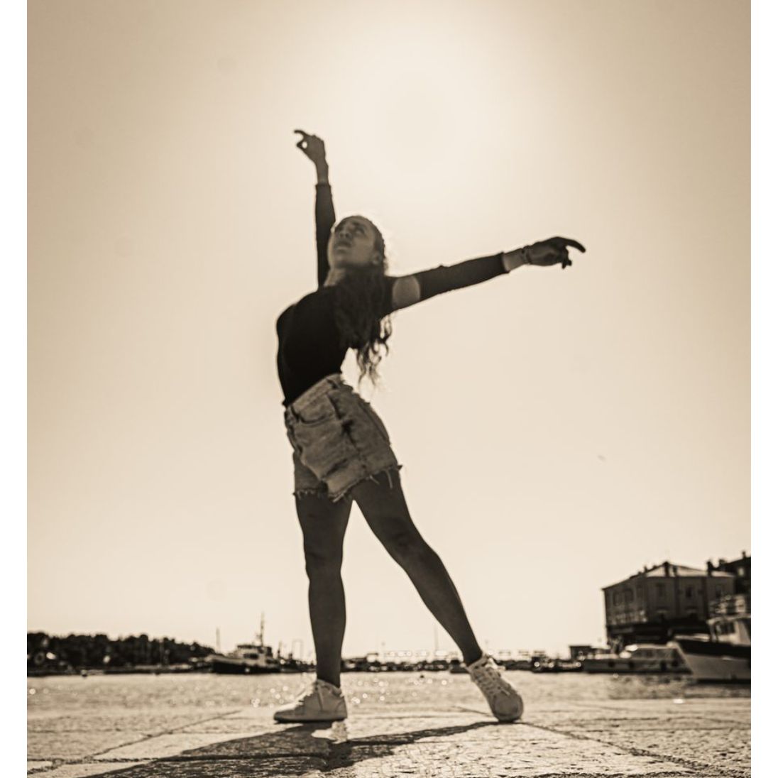 Cece Magyar dancing